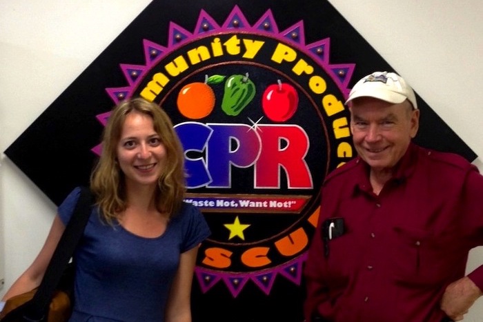 Daniella Uslan and David Hibler at Community Produce Rescue