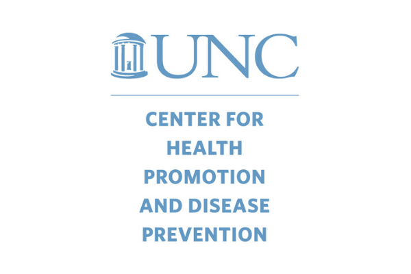 Center for Health Promotion and Disease Prevention logo in Carolina blue